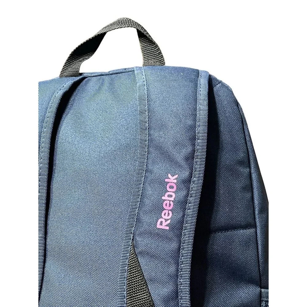 Reebok Backpack With Side Mesh Pockets & Neon Yellow Interior - Picture 4 of 12